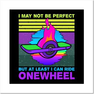 onewheel electric skateboard onewheel float life Posters and Art